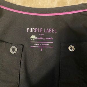 Purple Label Scrub Jacket Black Small